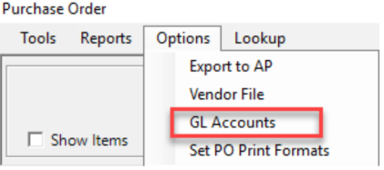 General ledger accounts Purchase Orders_421x187