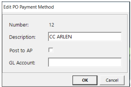 PO Payment Method 1