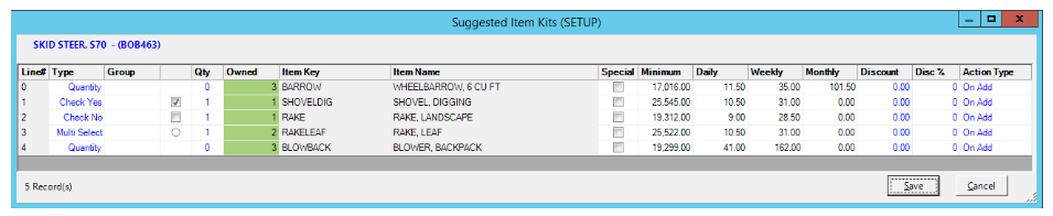 Suggested Package Items 15