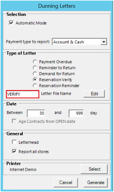 Reservation Verification3