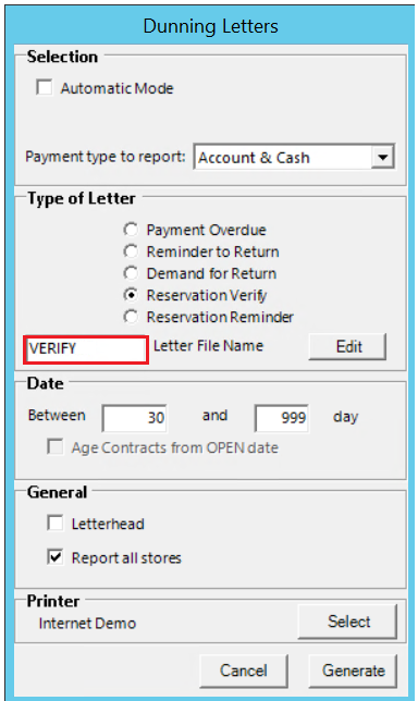 Reservation Verfication1