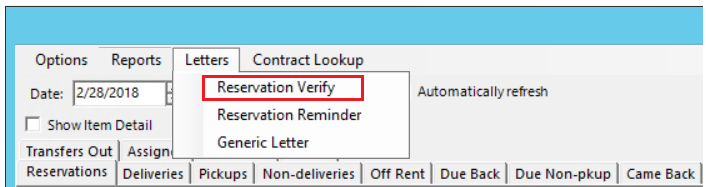 Reservation Verification5