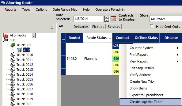 Logistic Ticket Dispatch 1