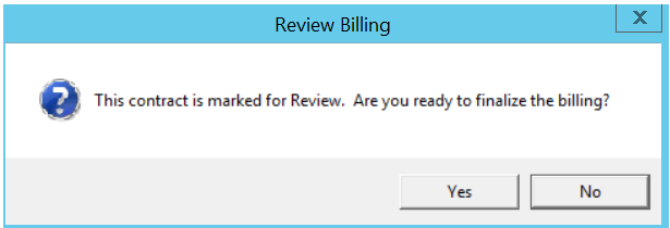 Review Billing 1