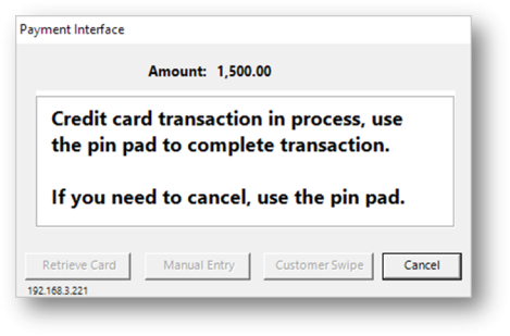 The credit card Payment Interface_1_469x309