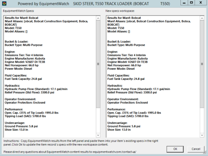 item specs Powered by Equipment Watch1_694x521
