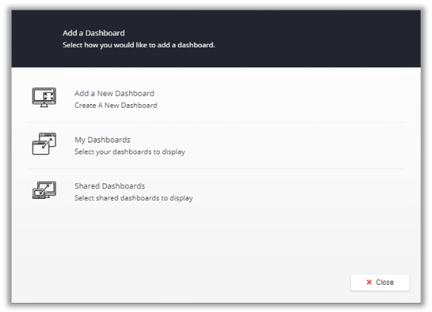 A screenshot of a dashboard  Description automatically generated