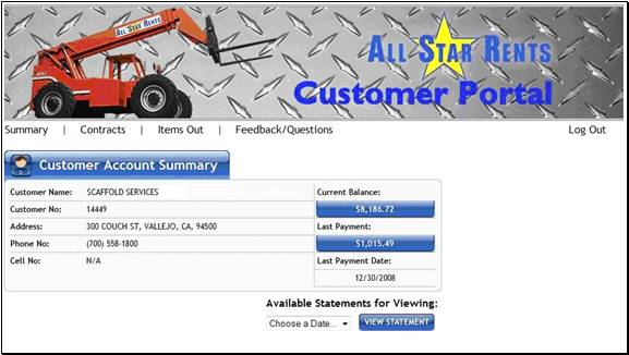Web Customer Portal 2