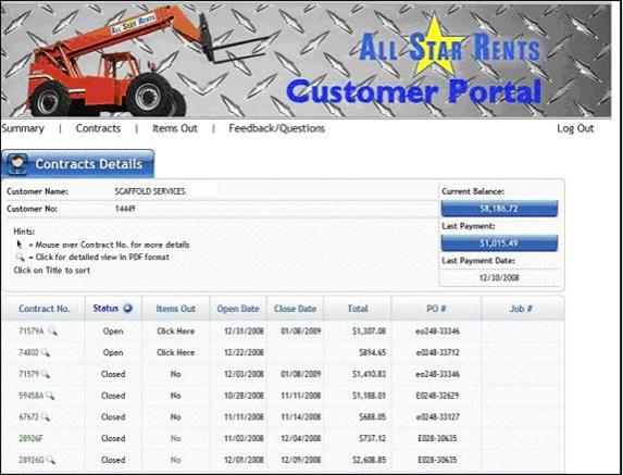 Web Customer Portal 3