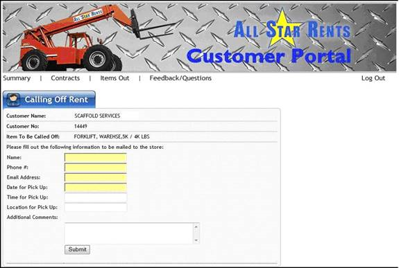 Web Customer Portal 5