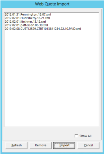 web quote import_340x504