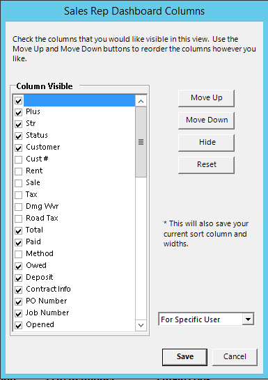 sales Rep Dashboard 8