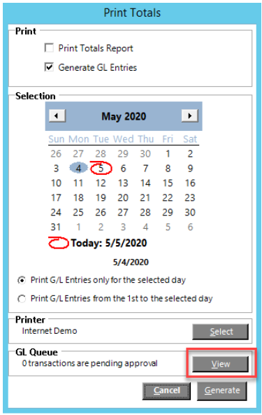 Reprint GL Entries 21png